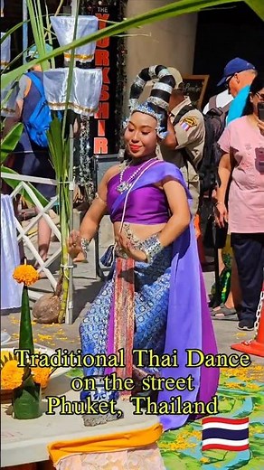 Traditional Thai dance on the streets of Patong, Phuket