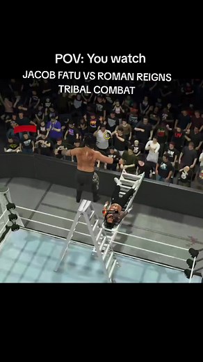 Who is going to win?#wwe2k26 #Gaming #wwe #fyp #wwegames @WWEGames | jacob fatu vs roman reigns