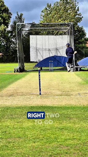 Not looking good… 🫣 🏏 2 balls left in our Prophecy cricket 6 hitting gunge challenge - a club cricket 4th XI batter taking on Cheshire CCC’s opening bowler Time is running out. #cricket #batting #playingcricket #cricketchallenge | Prophecy Cricket