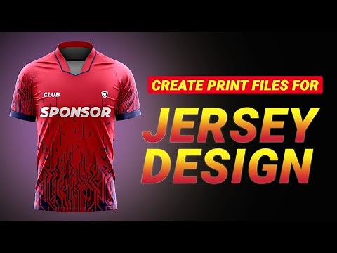 Make a Football Jersey Design – Soccer Jersey Mockup - Photoshop & Illustrator Tutorial
