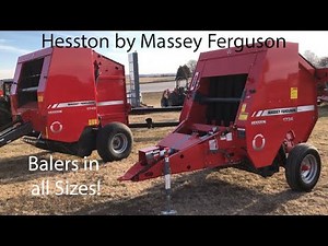 Hesston by Massey Ferguson Round Balers of All Sizes