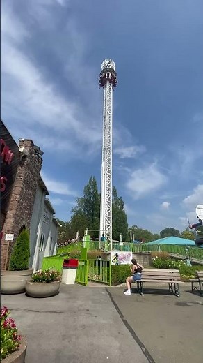 The best drop tower ever! X scream: Waldameer