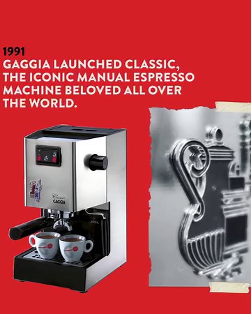 25 reactions | In 1991, Gaggia Classic was launched on the market,...