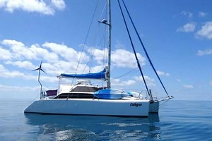 Just Listed- Lightwave 38- $320,000 The Lightwave 38 is a great ocean-going catamaran perfect for a couple or family to explore the world or as a live-aboard. Set up for long term cruising this Lightwave comes with a great sail wardrobe, extensive instruments, solar panels, watermaker, AIS and a comprehensive range of safety equipment. Two queen berths forward and double starboard aft, comfortably sleep up to six. A fully open galley with plenty of bench space and storage and two 60L cockpit fri