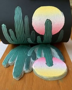 This artist's block printing process is just too satisfying! 🤩👏 | UNILAD