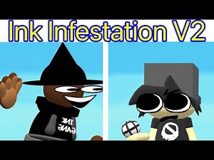 Friday Night Funkin' VS Dave & Bambi Ink Infestation V2 FULL WEEK (FNF MOD/Hard)