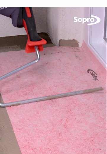 Innen- und Außenabdichtung mit Sopro AEB® RahmenDichtband