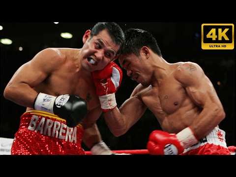 Manny Pacquiao (PHILIPPINES) vs. Marco Antonio Barrera (MEXICO) II | 4K - FULL HIGHLIGHTS #boxing