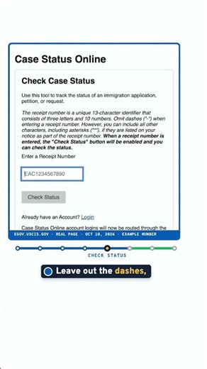 How to Check USCIS Case Status Online (Receipt Number)