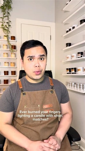 Unity Flames matches make candle lighting easier and safer. #fyp #viralvideo