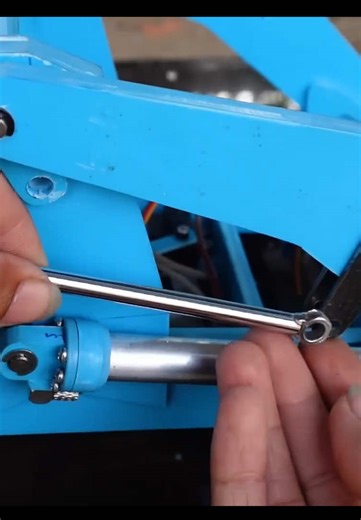 Realistic JCB Backhoe Loader From PVC Pipe