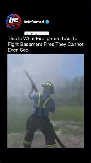 How fire fighter fight basement fires..!! 🔥🔥🧯