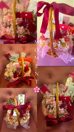Pink girls only 💕🌸 The Floral Pink In Love Basket is giving soft, pretty, and spoiled vibes ✨ Perfect for: 💗 Self-care days 💗 Gifts for her 💗 Valentine / birthday / just because pink florals girly things = happiness 🛍️💐 Would you keep it or gift it? 👀💖 #pinktok #softgirlaesthetic #girlythings #giftideas #selfcarebasket
