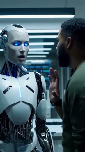 “Robot Lost Its Cool on a Human 😳🤖 Beeped Argument Caught on Camera!”#AIVideo #RobotArgument #Robot