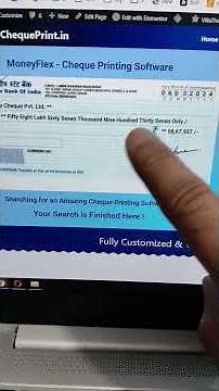 MoneyFlex Cheque Printing Software Setup, Features, and Guide