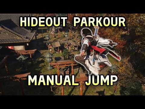 Manual Jumps Make Hideout Parkour So Much Better | AC Shadows Parkour Challenge