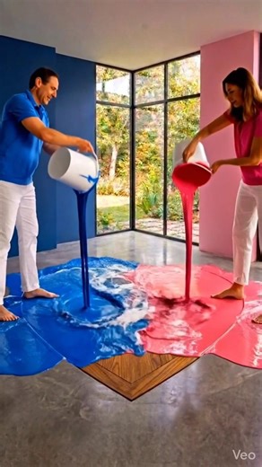 THIS FLOOR IS JUST CRAZY 😱 luxury square Aquarium Epoxy floor #epoxyfloor #housedecor #renovation