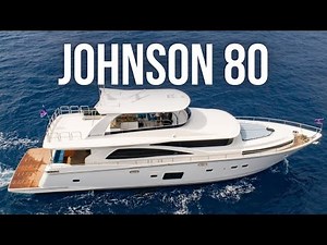Touring a $4,175,000 Yacht | Johnson 80 Flybridge Yacht Tour