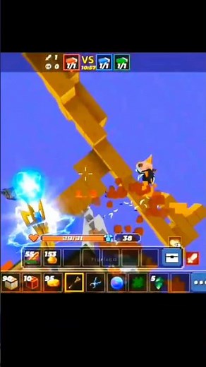 i created tricks in blockman go bed wars🥺