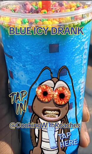 Blue Icy Drank #fyp #foryoupage #foryou #CookingWithRoaches #fypシ #viralvideo #Glenwoodrd #atlantageorgia #foodreview