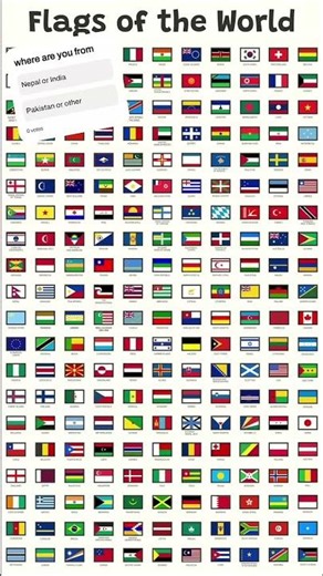 Which is your country flag #shorts #challenge
