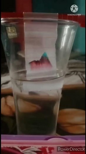 How to separate different colours from black ink with Chromatography.