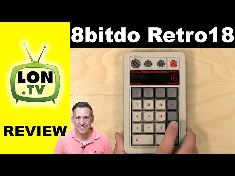 8bitdo Retro 18 Review - Retro Mechanical Number Pad!