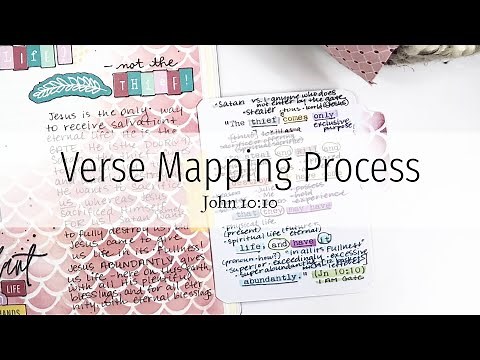 Verse Mapping Process Video | John 10:10