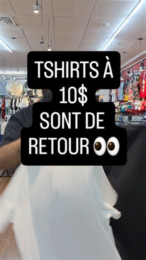 Les t shirts à 10$ SONT BACK! ▪️Noir ou Blanc ▪️100% Cotton ▪️Taille Small à XXL ▪️Marque Montréalaise Lea t shirts les plus en demande sur le marché! De la marque Montréalaise Tourn , maintenant disponible en quantité limited! Evoque Mtl 📍 6000 Henri-Bourassa Est Place Bourassa (entre #3) H1G 2T6 tel 438 875 4572 #tshirt #whitetee #fyp #montreal | Evoque Mtl