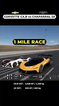 Corvette CX.R 🆚 Chaparral 2X VGT | GT7 Drag Race