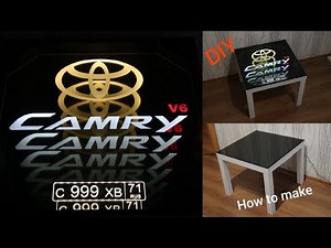 how to make camry 3.5 infinity mirror coffee table