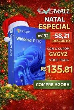 🎅🏼Windows 11 Pro Original com Desconto | Promoção de Natal da GVGMall🎄
