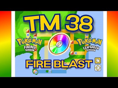 How to get TM 38 FIRE BLAST in Pokemon Fire Red / Leaf Green