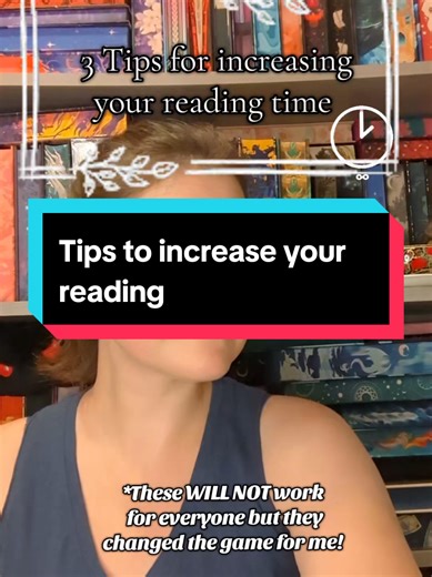 3 Tips to get you to read more Want to read more books without adding more hours to your day? 👀📚 Here are 3 quick tips! For any readers struggling to find the time. Obviously they will not work for everyone. This is just my experience. I've read 355 books in 2025 so far. My number one is to not scroll on the clock app. 🤣 1️⃣Tip 1: Always Be Reading! ANY time I am waiting, ANY task I'm doing, I turn on my audiobook. I just walk around with some headphones that are not noise cancelling. 2️⃣Tip 