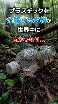 もしプラスチックを分解する生物が現れたら