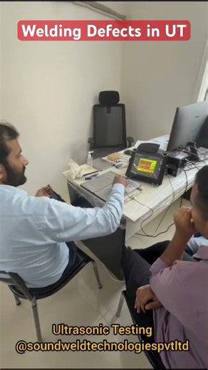 Ultrasonic Testing- Welding Defects. #ndt