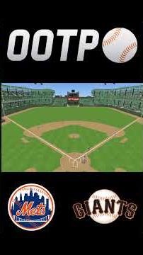 1962 NY Mets VS the SF Giants!! 🤯⚾ OOTP Baseball PC Simulation Game!#baseball #shorts