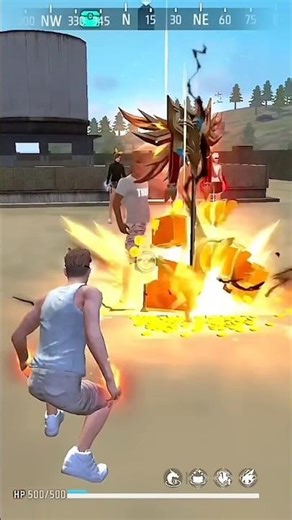 Adam Dada Vs Attitude Girl Emote Challenge Factory Roof #shots #shorts #emotechallenge