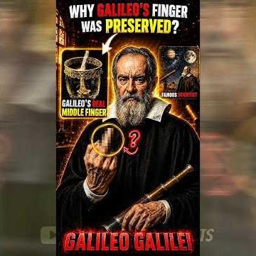 Why Galileo's Finger Was Preserved!#shorts