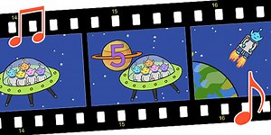 5 Little Men in a Flying Saucer Sing Along Video