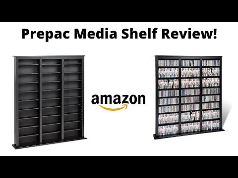 Unboxing - Prepac Triple Width Barrister Tower Storage Media Cabinet Shelves. Full Review.