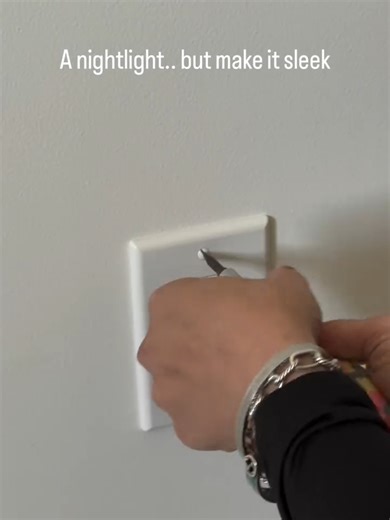 Obsessed with how smart these are! Guide lights that hide during the day and create a soft glow at night. No switches to flip, no harsh brightness, and no nightlights taking up space #homehack #homeupgrades #homelighting #lightingtips #amazonfinds