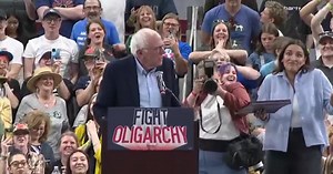 Bernie Sanders, AOC rally 12,500 in Idaho on ‘Fighting Oligarchy’ tour, slam Musk and Trump