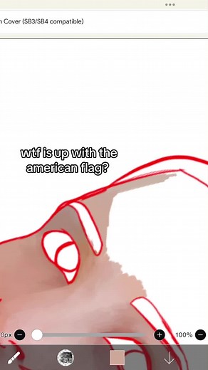 edit: guys ik now that it was the american samoa im so sorry for the mixup #flag #arttok #america #artistsoftiktok #creatorsearchinsights