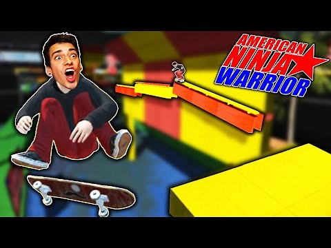INSANE NINJA WARRIOR COURSE IN SKATE 3!