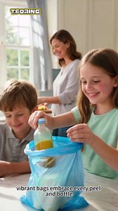 300 Count 8 Gallon Trash Bags - Heavy Duty Medium Garbage Bags 30 Liter Unscented 0.94 Mil Thick & Leakproof Wastebasket Liners for Kitchen Bathroom Home