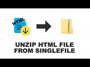 SInglefile add-on - Get access to zip by removing the HTML extension