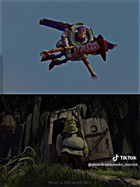 Pixar vs Dreamworks pt.5 #pixar #dreamworks #toystory #vs #shrek #debate #fyp #foryou #viral #edit