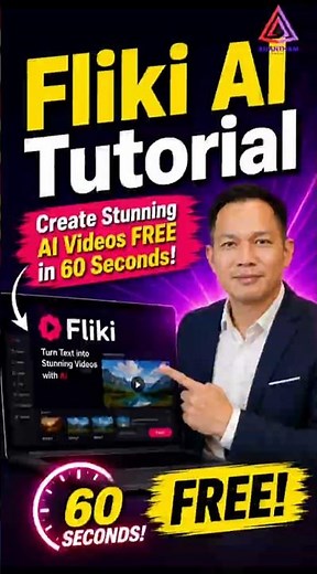 Fliki AI Tutoria | Create Stunning AI Videos FREE in 60 Seconds!