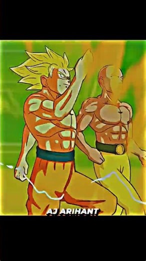 goku vs Saitama Race🗿😱 #trollface #goku